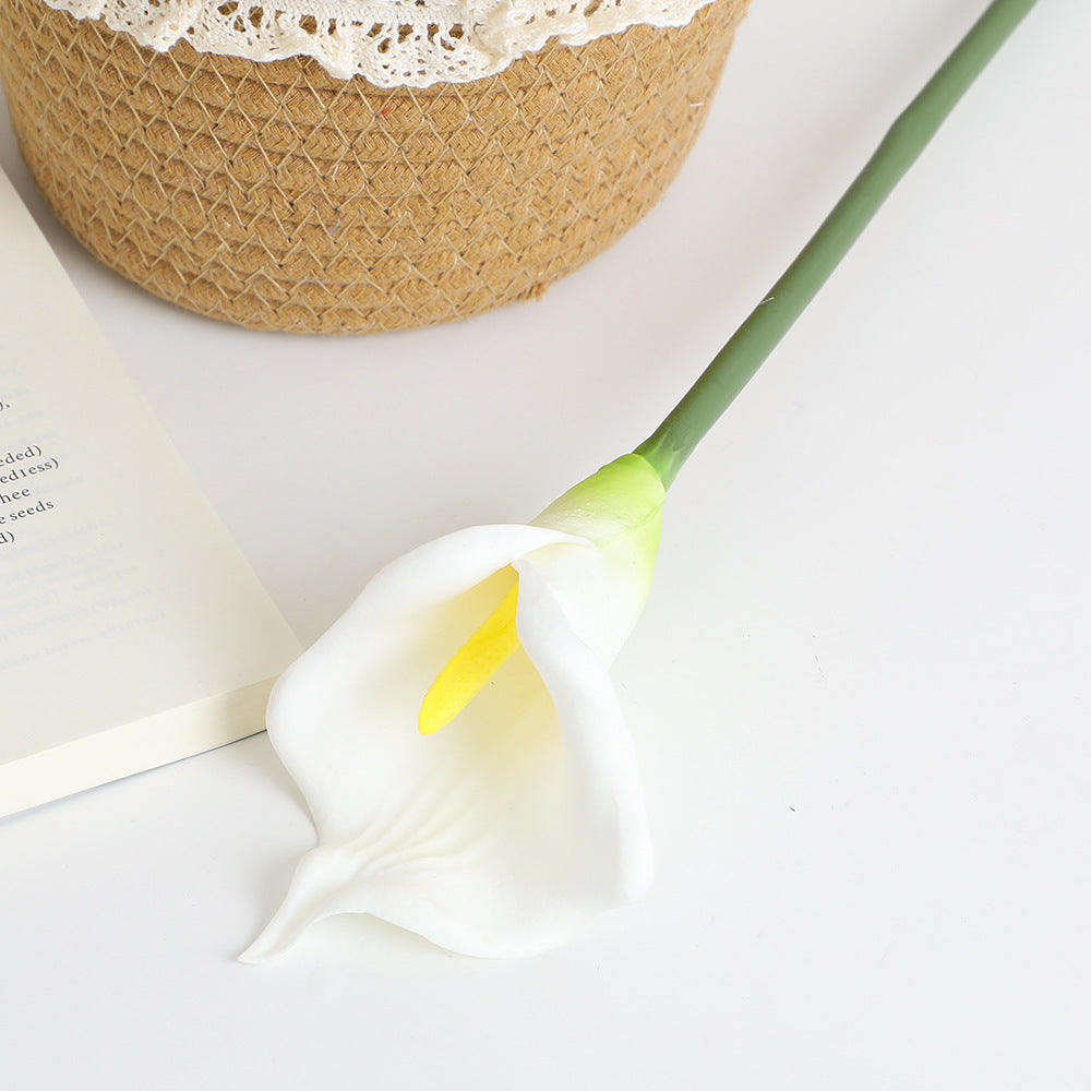 Artificial Flower White Brown | High & Bury
