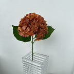 Artificial Hydrangea Bouquet Beige Light Brown | High & Bury