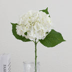 Artificial Hydrangea Bouquet Beige Light Brown | High & Bury