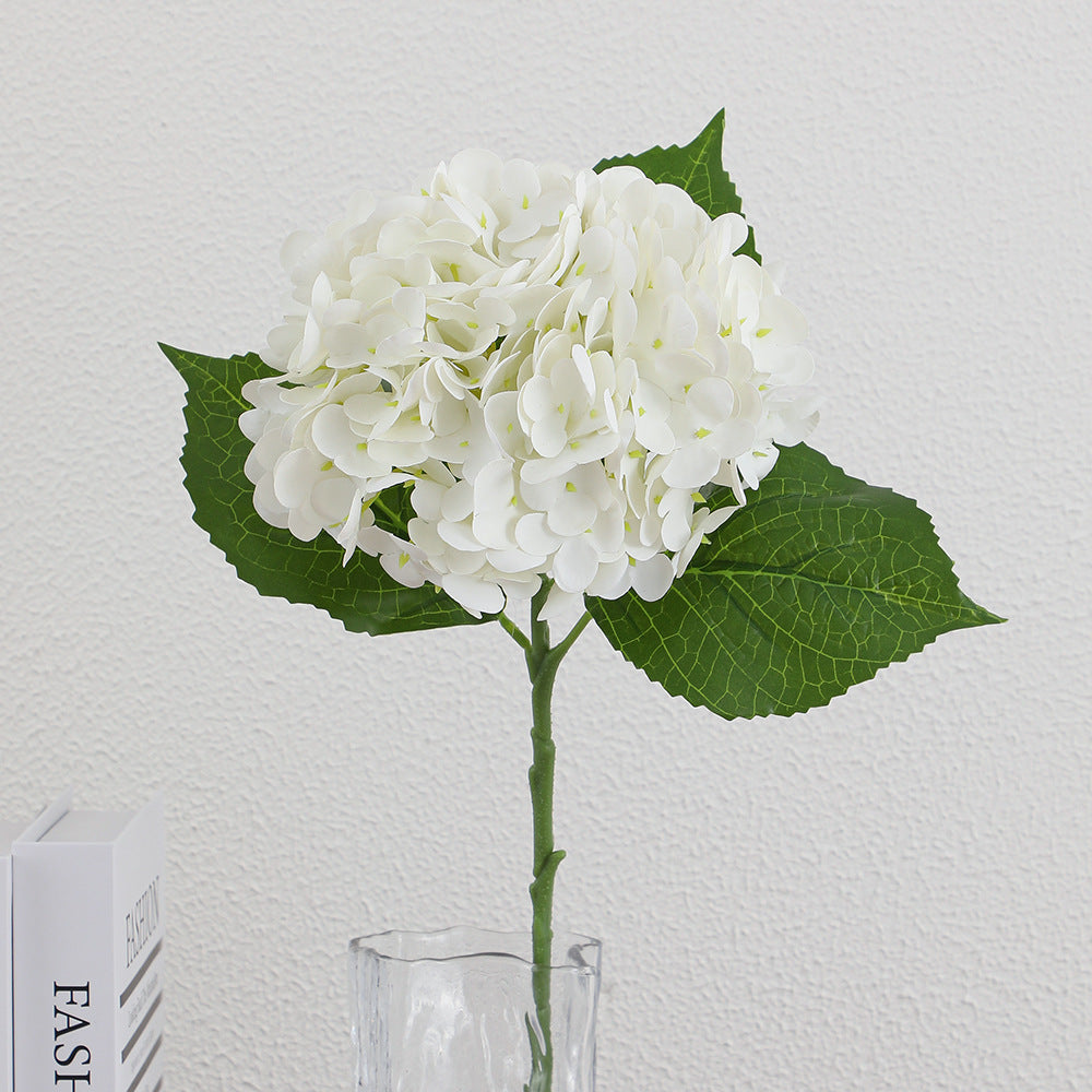 Artificial Hydrangea Bouquet Beige Light Brown | High & Bury