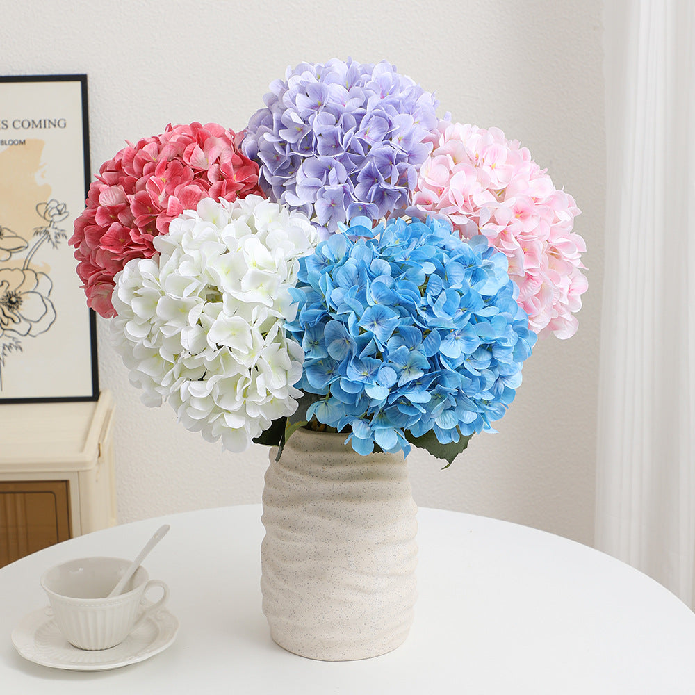 Artificial Hydrangea Branch with Detailed Flowers | High & Bury