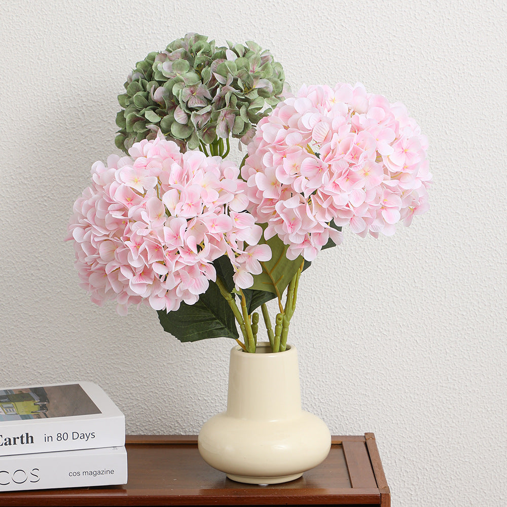 Artificial Hydrangea Branch with Detailed Flowers | High & Bury