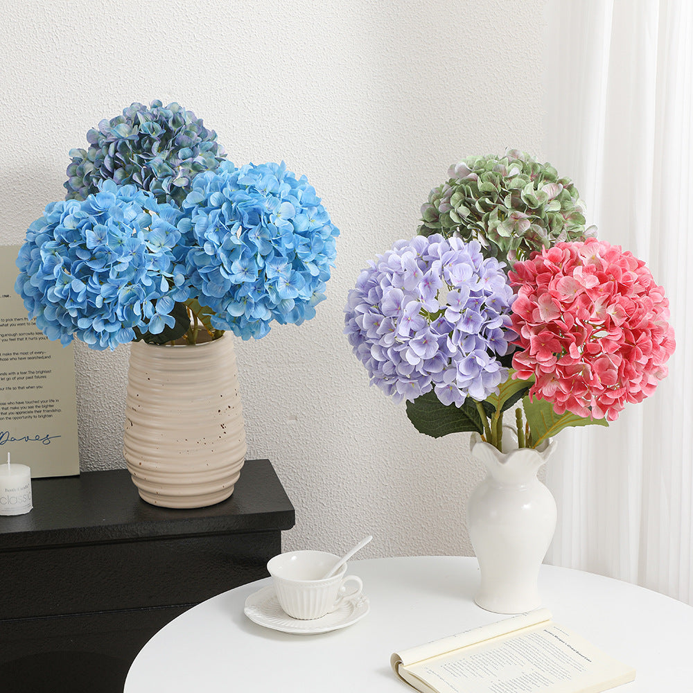 Artificial Hydrangea Branch with Detailed Flowers | High & Bury