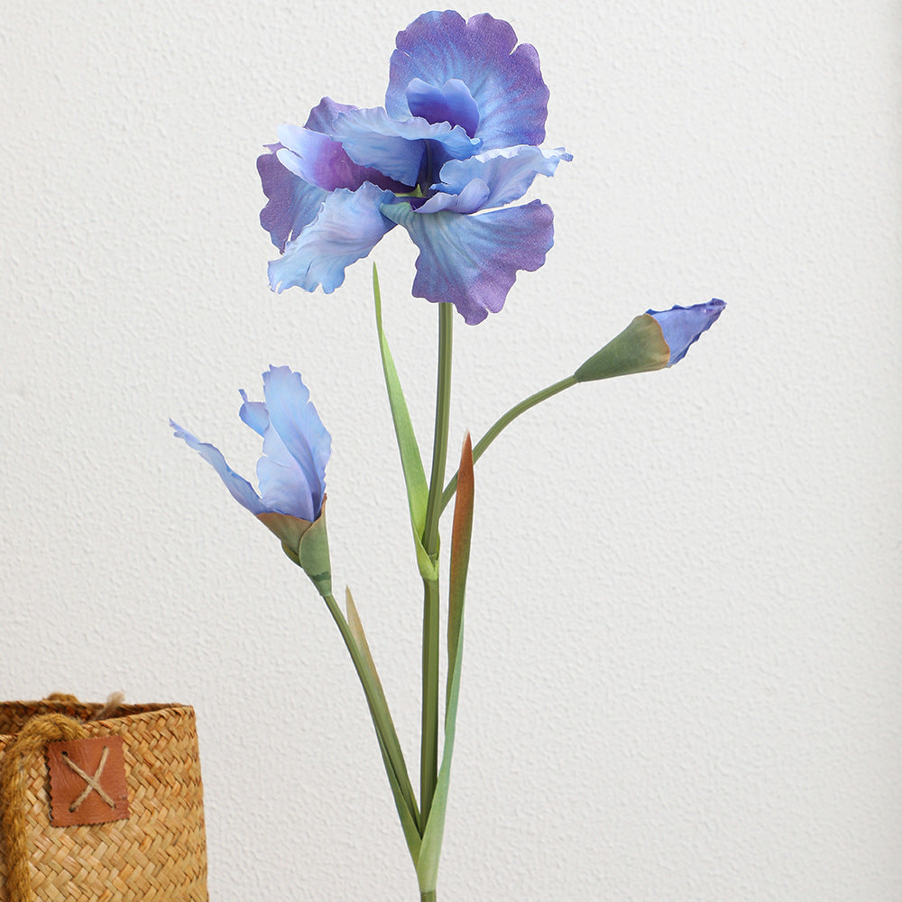 Artificial Iris Flower Stem with Realistic Details | High & Bury