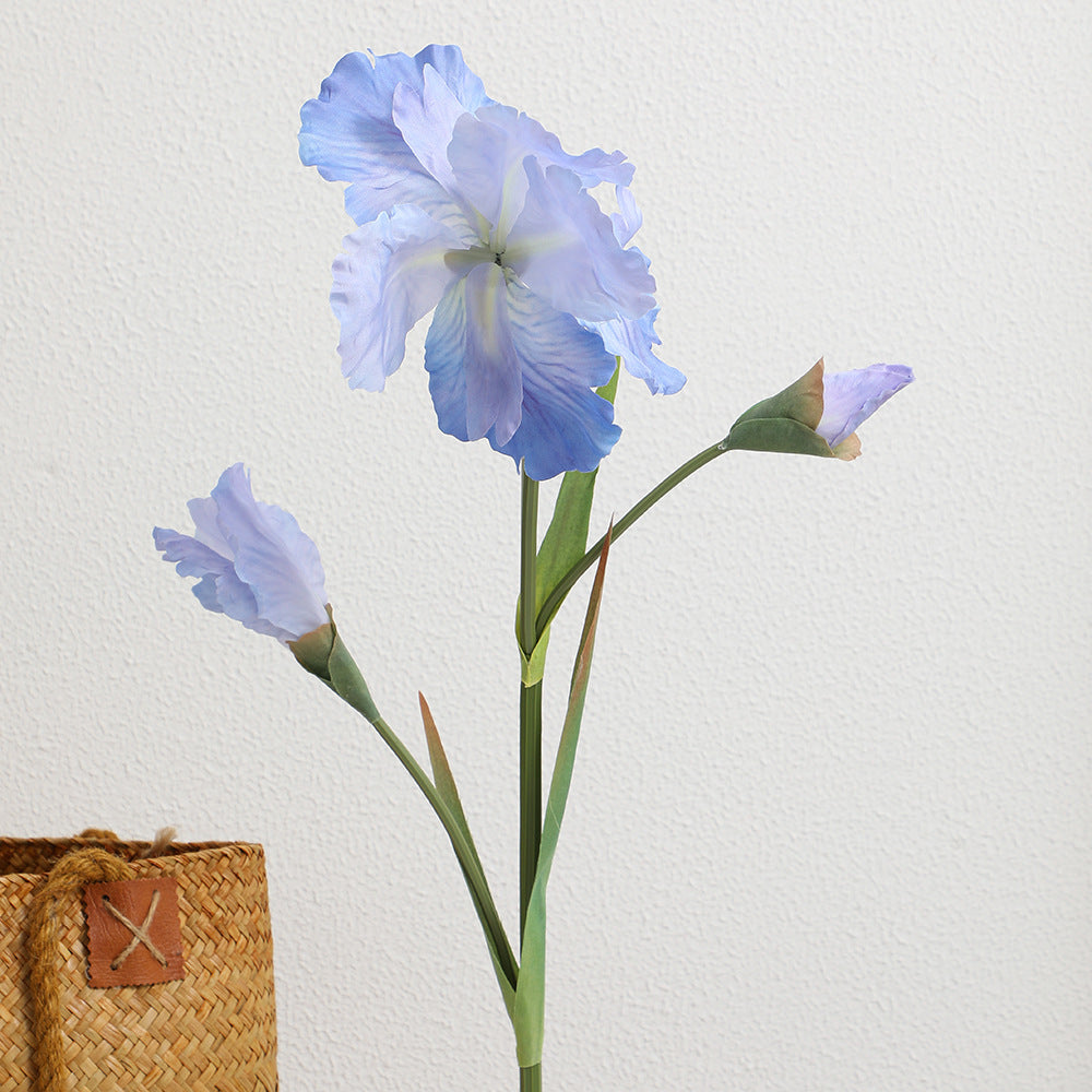 Artificial Iris Flower Stem with Realistic Details | High & Bury