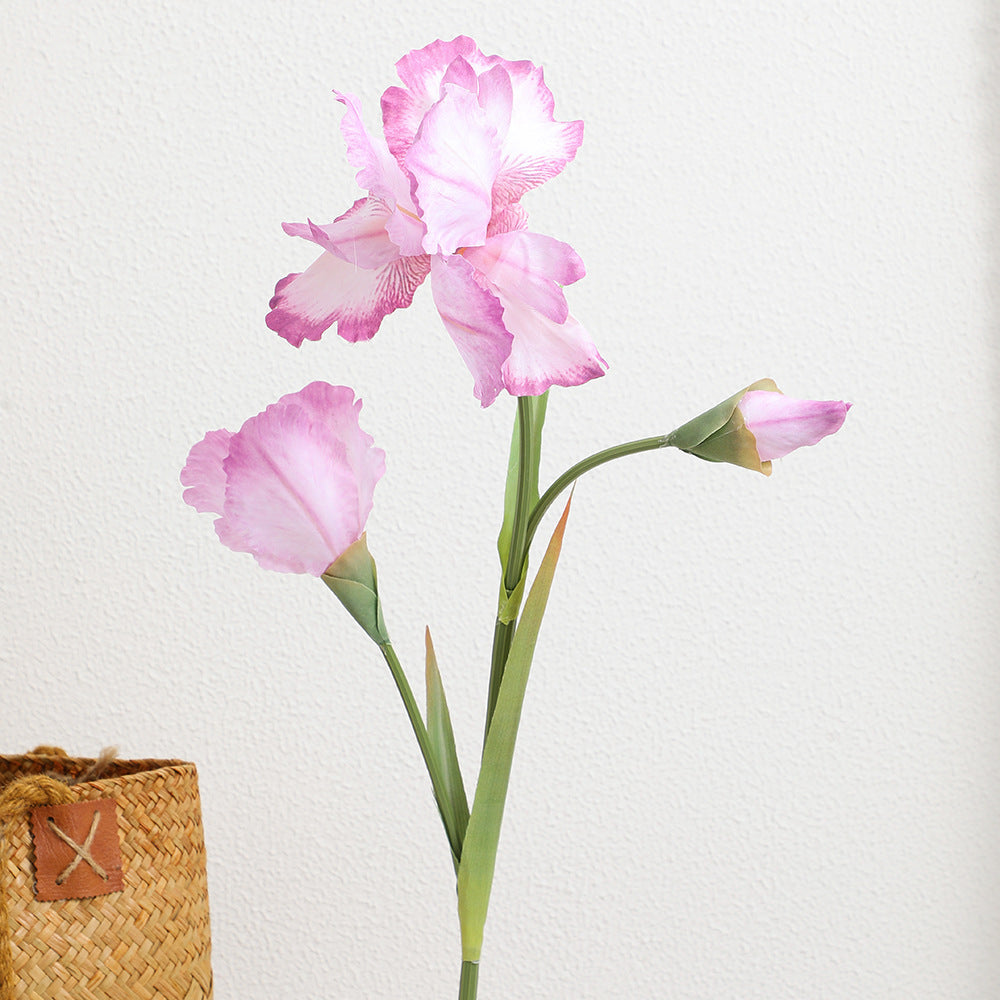Artificial Iris Flower Stem with Realistic Details | High & Bury
