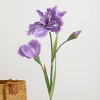 Artificial Iris Flower Stem with Realistic Details | High & Bury
