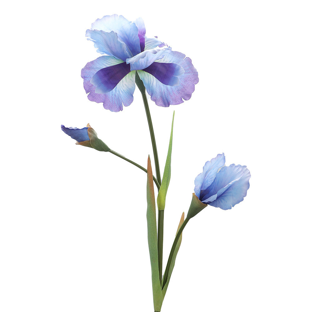 Artificial Iris Flower Stem with Realistic Details | High & Bury