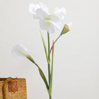 Artificial Iris Flower Stem with Realistic Details | High & Bury