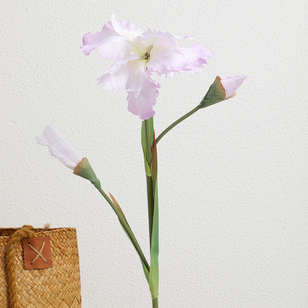 Artificial Iris Flower Stem with Realistic Details | High & Bury