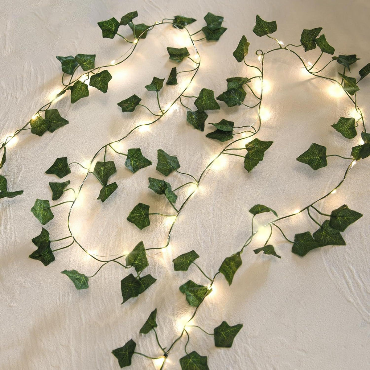 Artificial Ivy LED Curtain Lights | High & Bury