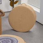 Artificial Leather Pouf | High & Bury