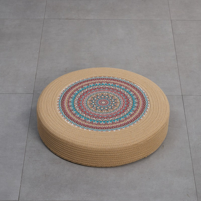 Artificial Leather Pouf | High & Bury