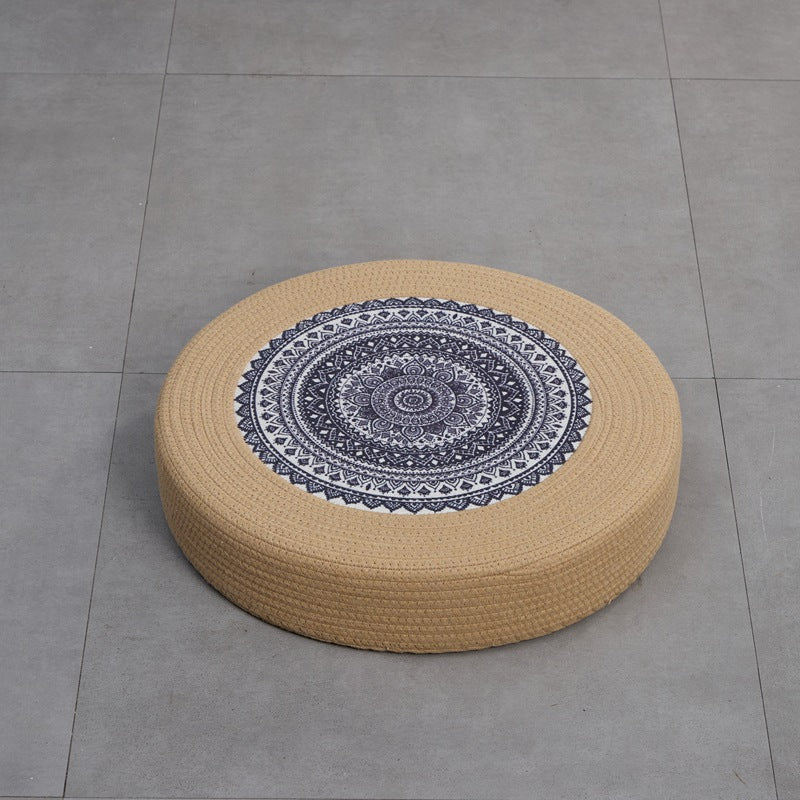 Artificial Leather Pouf | High & Bury