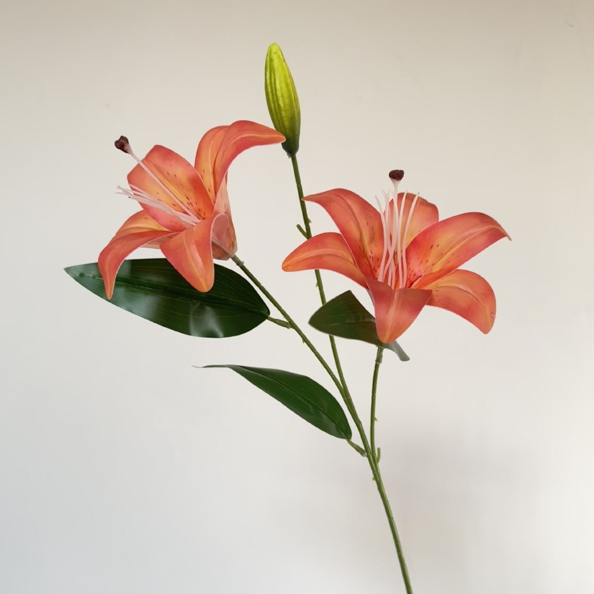 Artificial Lily Branch with Realistic Flowers | High & Bury