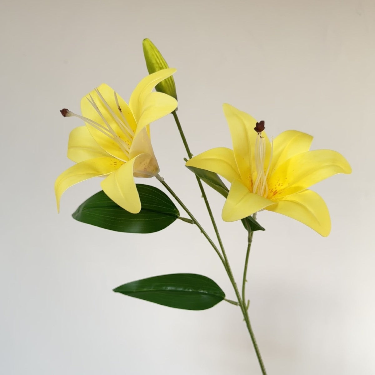 Artificial Lily Branch with Realistic Flowers | High & Bury