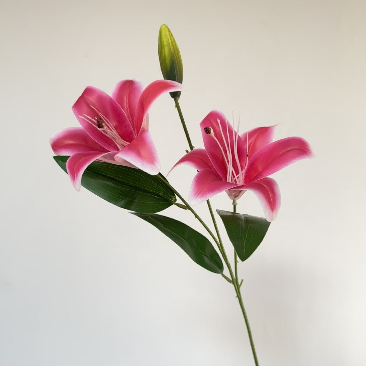 Artificial Lily Branch with Realistic Flowers | High & Bury