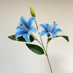 Artificial Lily Branch with Realistic Flowers | High & Bury