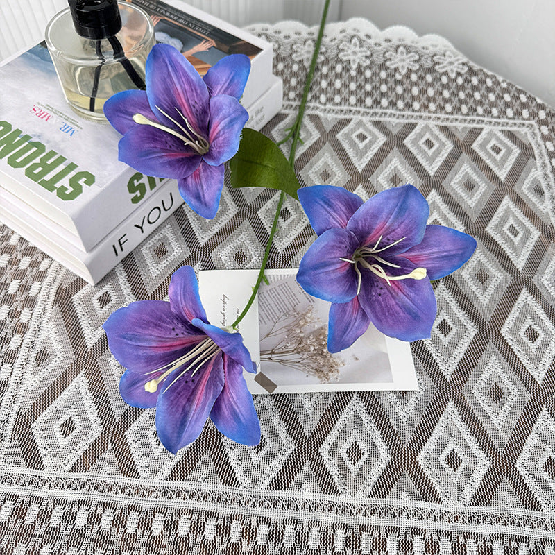 Artificial Lily Stem with Delicate Flowers | High & Bury