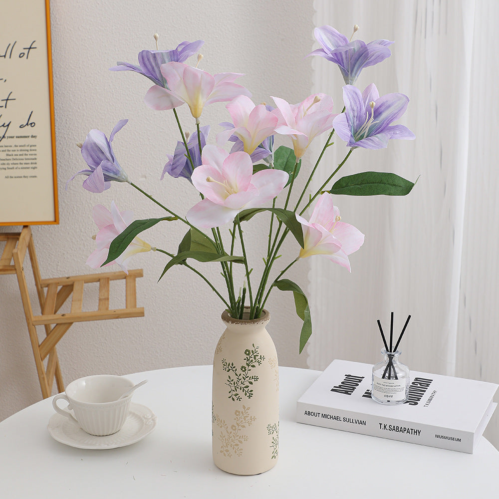 Artificial Lily Stem with Delicate Flowers | High & Bury