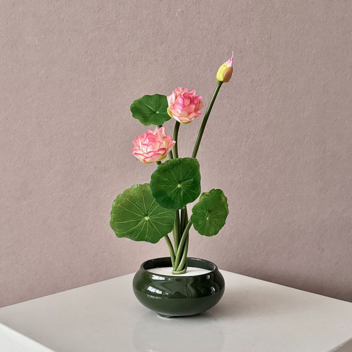 Artificial Lotus Flower Bouquet | High & Bury