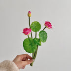 Artificial Lotus Flower Bouquet | High & Bury