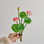Artificial Lotus Flower Bouquet | High & Bury