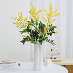 Artificial Mimosa Branch with Detailed Flowers and Leaves | High & Bury
