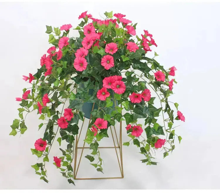 Artificial Morning Glory Vines, Silk Blend, 66 cm, 2 Pieces, view 3