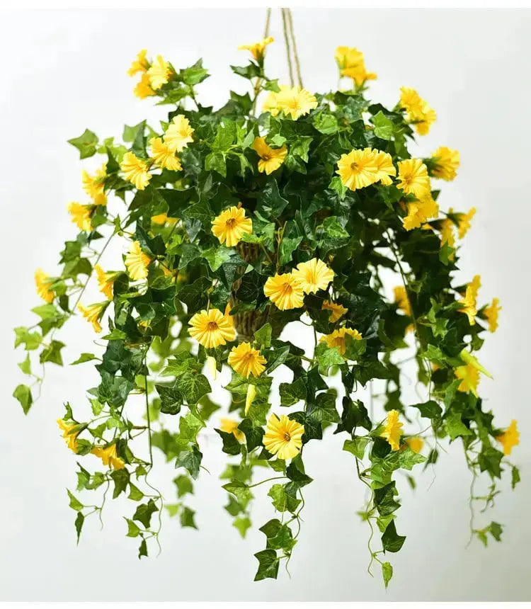 Artificial Morning Glory Vines, Silk Blend, 66 cm, 2 Pieces, view 6