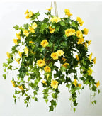 Artificial Morning Glory Vines, Silk Blend, 66 cm, 2 Pieces, view 6