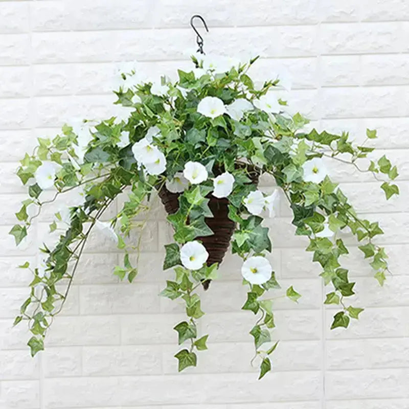 Artificial Morning Glory Vines, Silk Blend, 66 cm, 2 Pieces, view 8