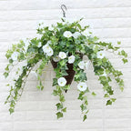 Artificial Morning Glory Vines, Silk Blend, 66 cm, 2 Pieces, view 8