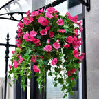 Artificial Morning Glory Vines, Silk Blend, 66 cm, 2 Pieces