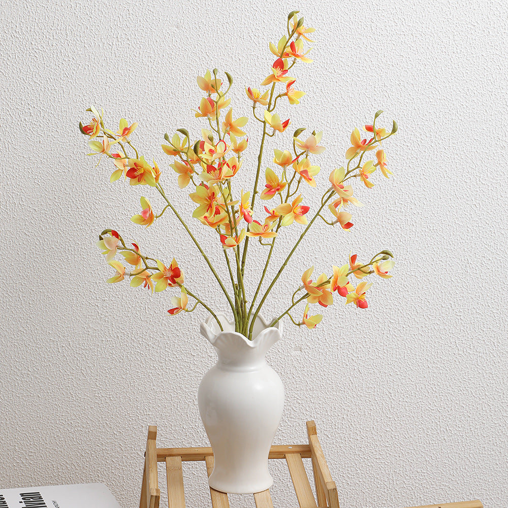Artificial Orchid Bouquet Molded Plastic | High & Bury