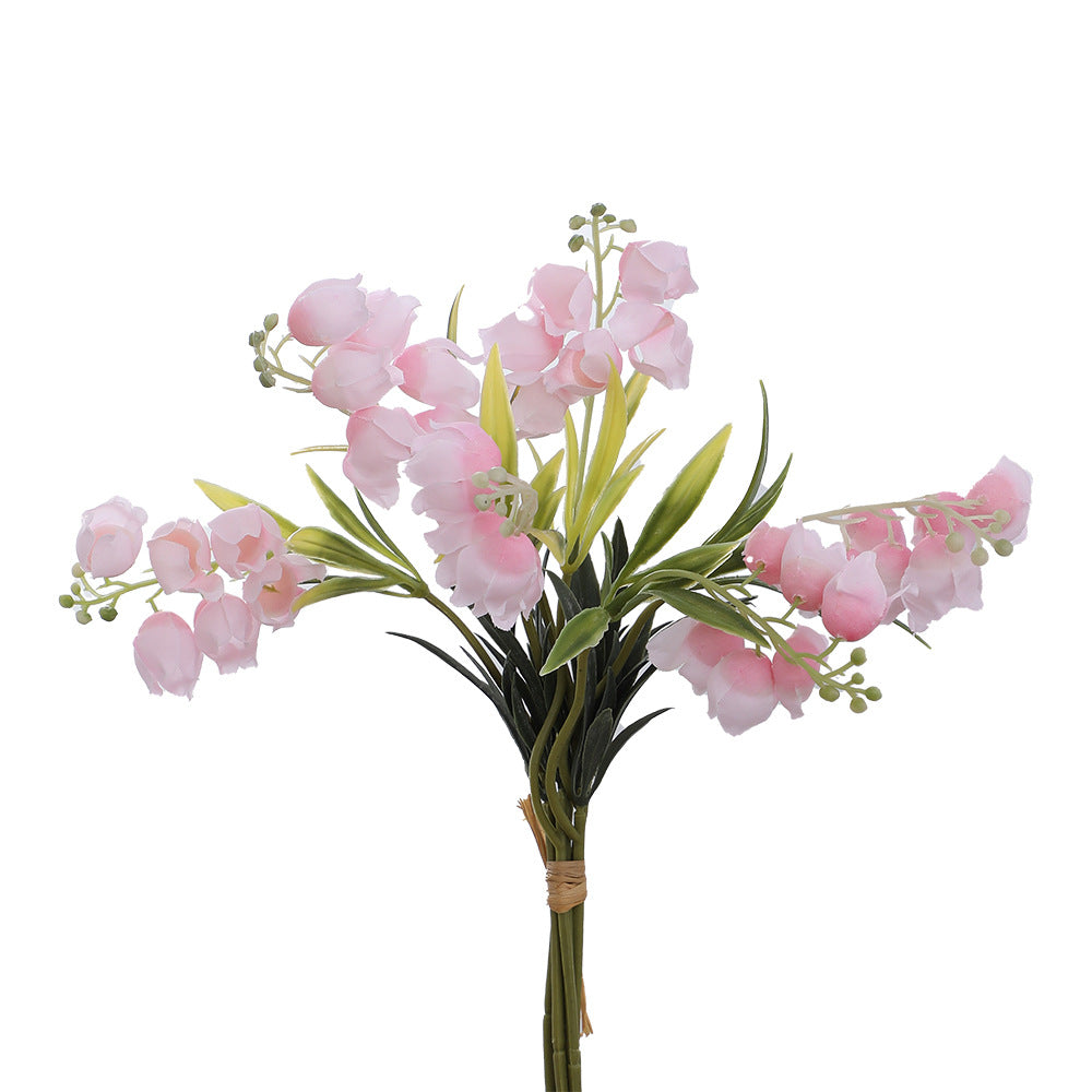 Artificial Orchid Bouquet White Lilac | High & Bury