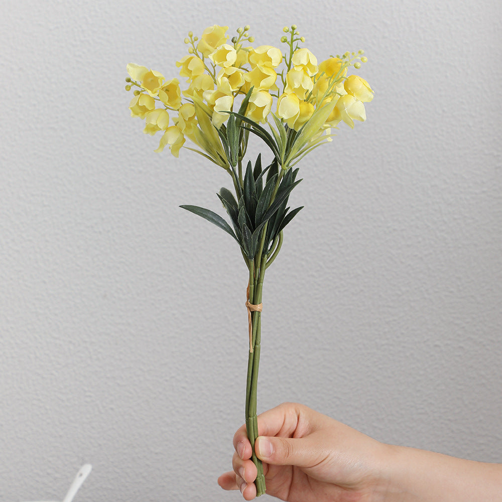 Artificial Orchid Bouquet White Lilac | High & Bury