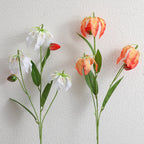 Artificial Orchid Bouquet with Vibrant Blooms and Fine Details | High & Bury