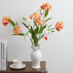 Artificial Orchid Bouquet with Vibrant Blooms and Fine Details | High & Bury