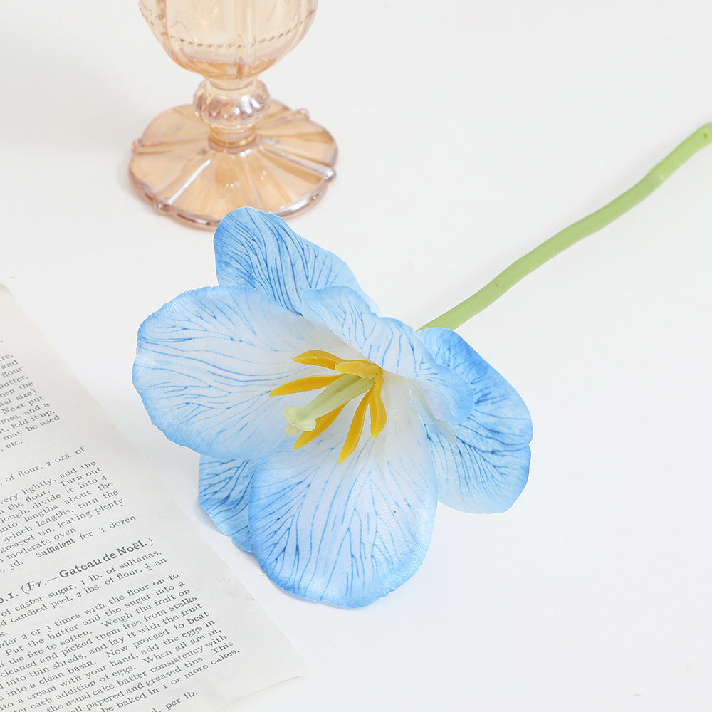 Artificial Orchid Flower Branch with Intricately Detailed Flowers | High & Bury