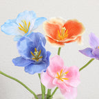 Artificial Orchid Flower Branch with Intricately Detailed Flowers | High & Bury