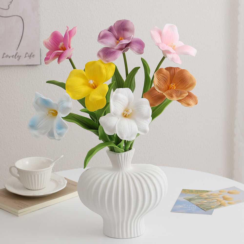 Artificial Orchid Flower Branch with Realistic Details | High & Bury