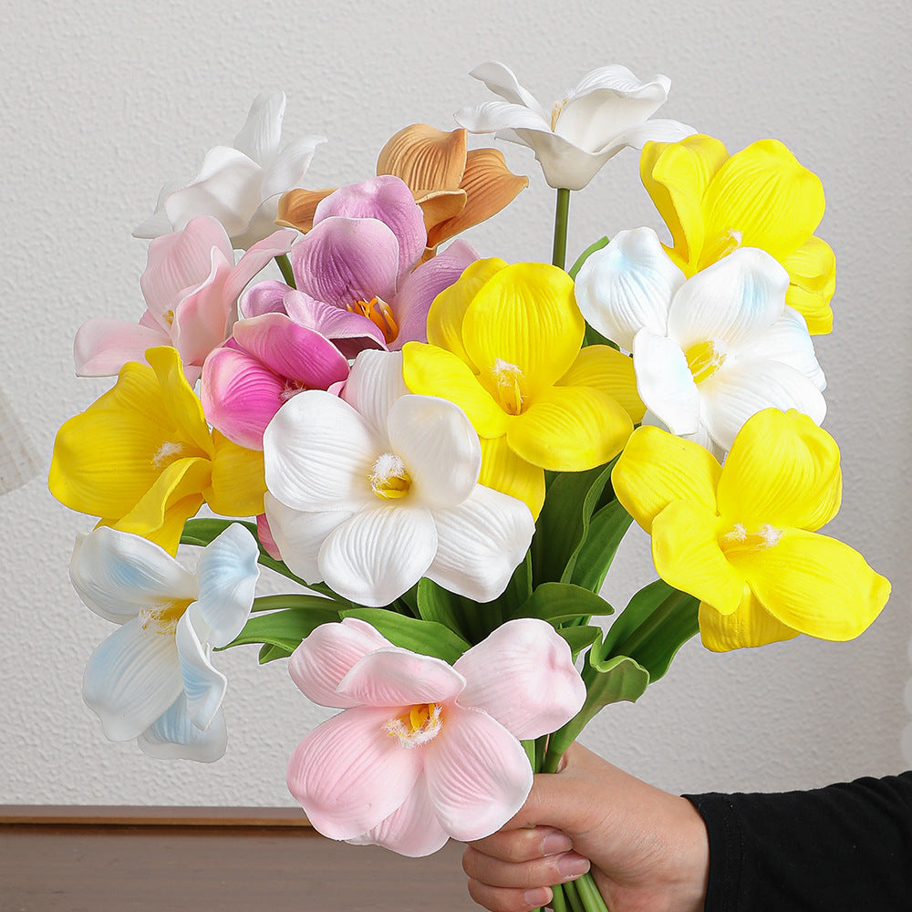 Artificial Orchid Flower Branch with Realistic Details | High & Bury