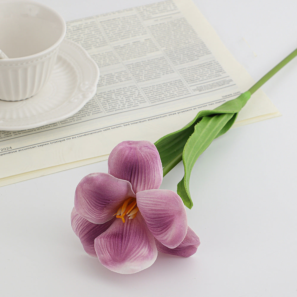 Artificial Orchid Flower Branch with Realistic Details | High & Bury