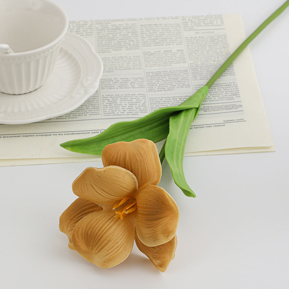 Artificial Orchid Flower Branch with Realistic Details | High & Bury
