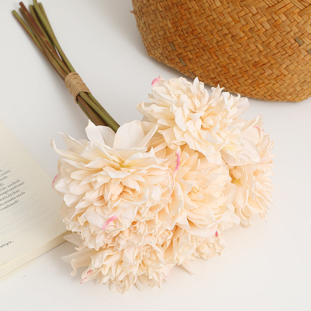 Artificial Peony Bouquet Pink Lilac | High & Bury