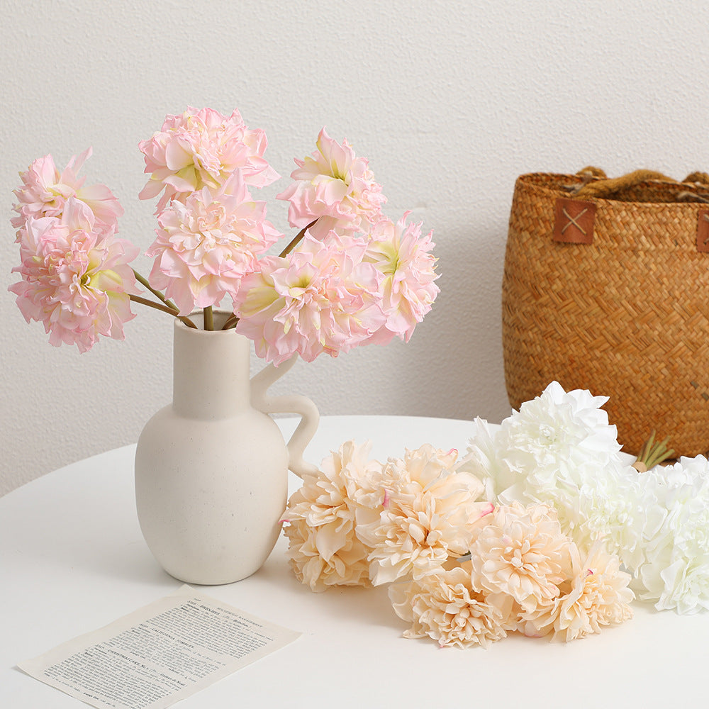 Artificial Peony Bouquet Pink Lilac | High & Bury