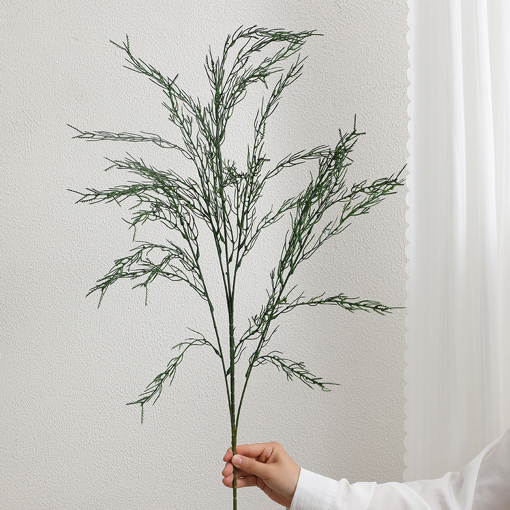 Artificial Plant Grass Green Bellflowers-White | High & Bury