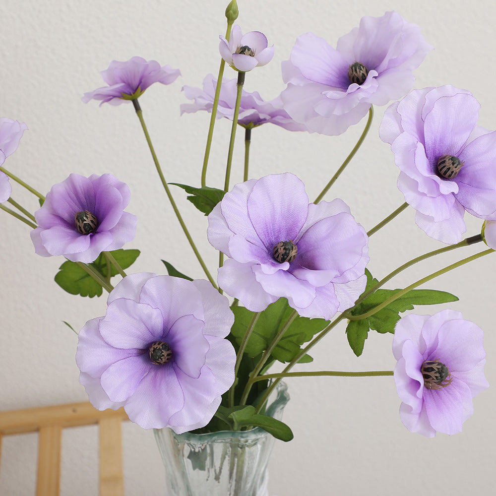 Artificial Poppy Flower Bouquet | High & Bury