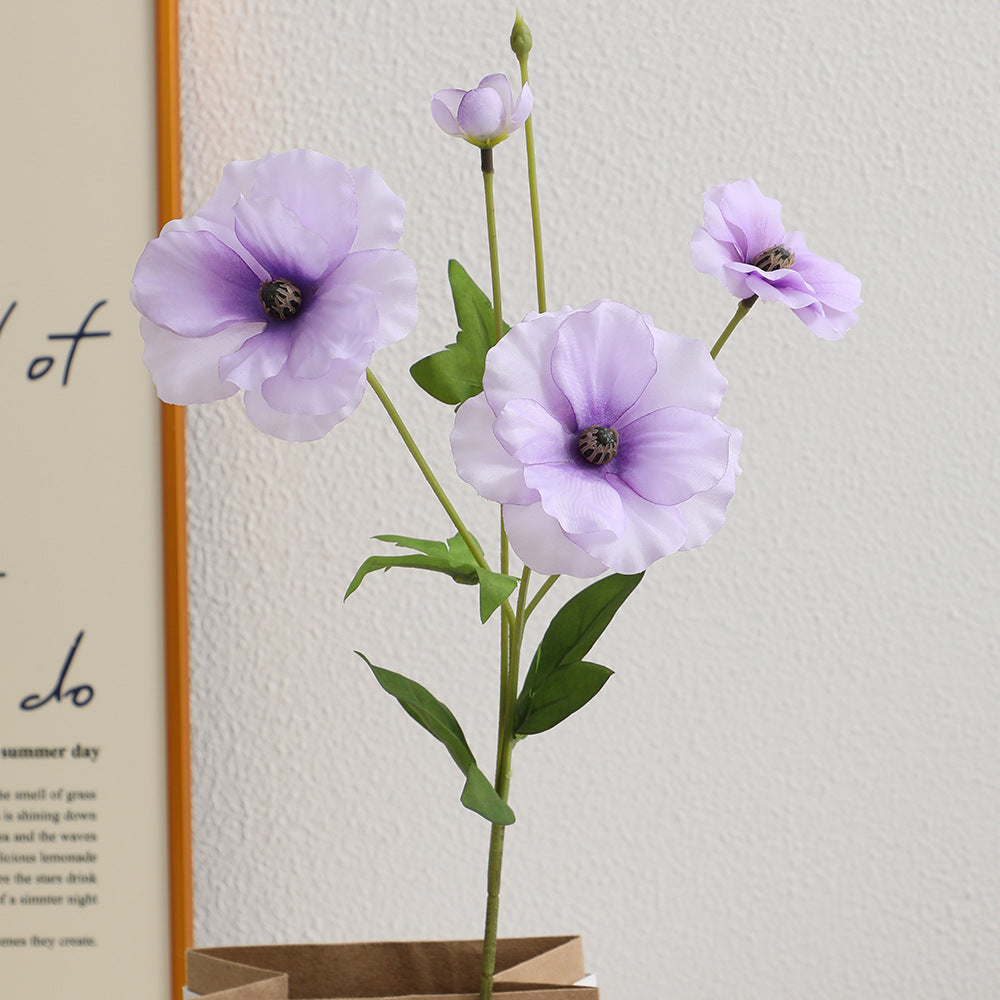 Artificial Poppy Flower Bouquet | High & Bury